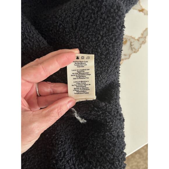 UGG Lenny Bathrobe SZXL Womens Belted Black Australia MSRP $148.00 Loungewear - Picture 9 of 11